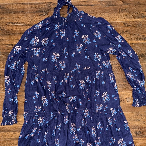 Free People Petit Fours High Neck Floral Print Dress - Picture 4 of 4